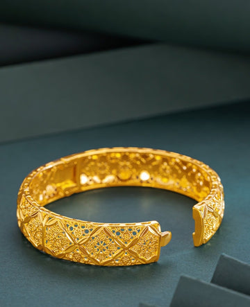 Golden Star Lattice Bangle SZ02