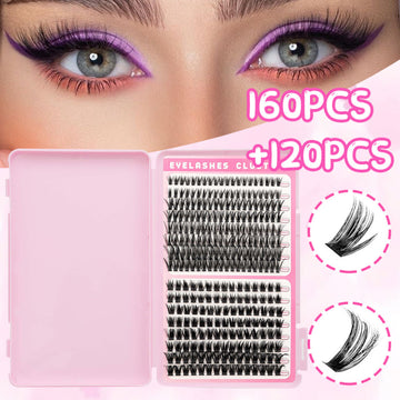 Eyelash Book with 40 + 80 Pieces