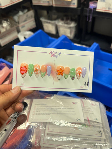 CANDY POP β Colorful Press-On Nails