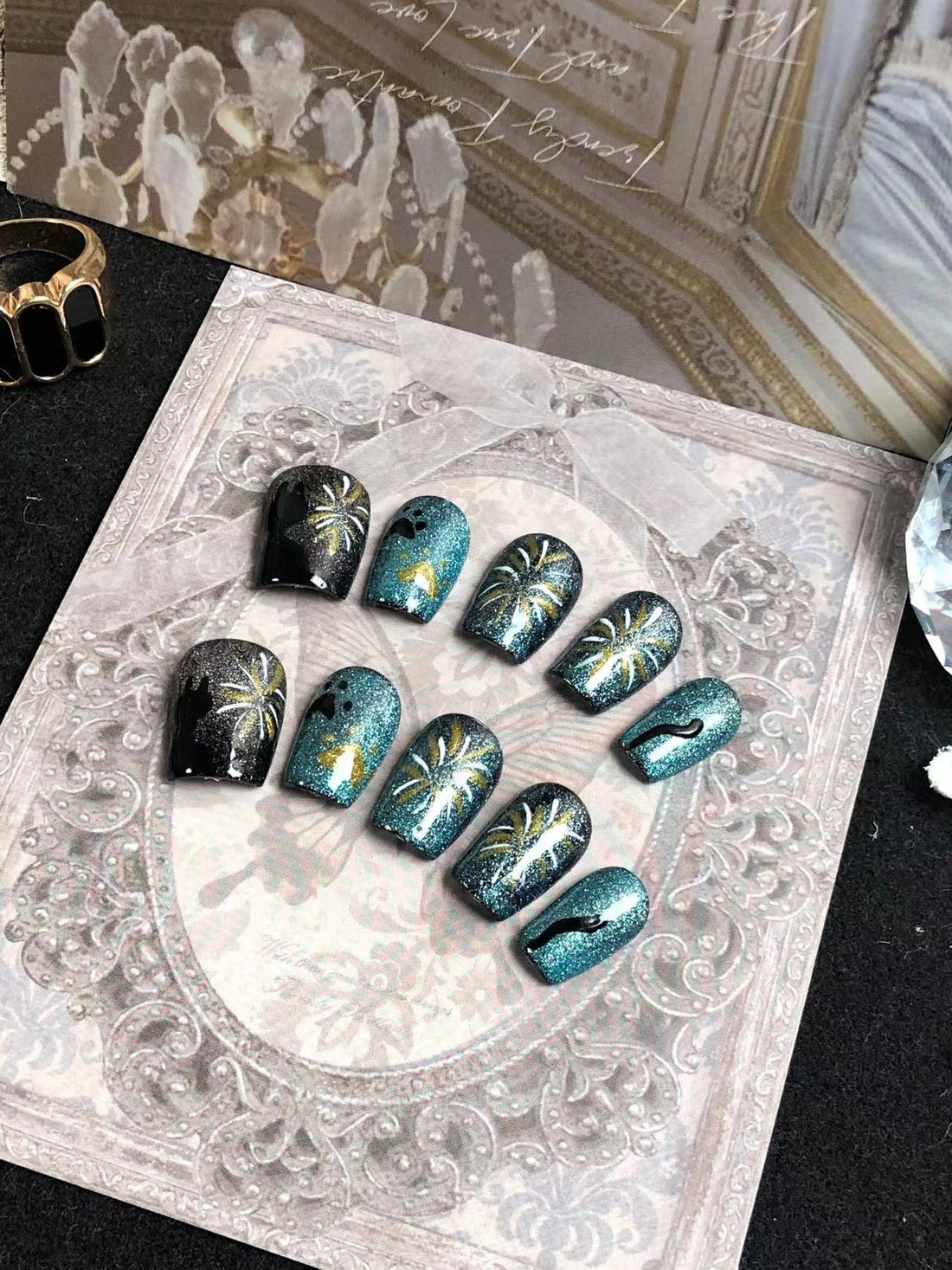 Cat Eye Firework Holographic