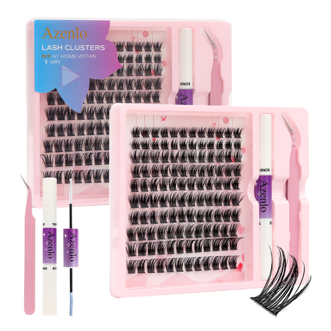 Pink Fluff 50 Lashes