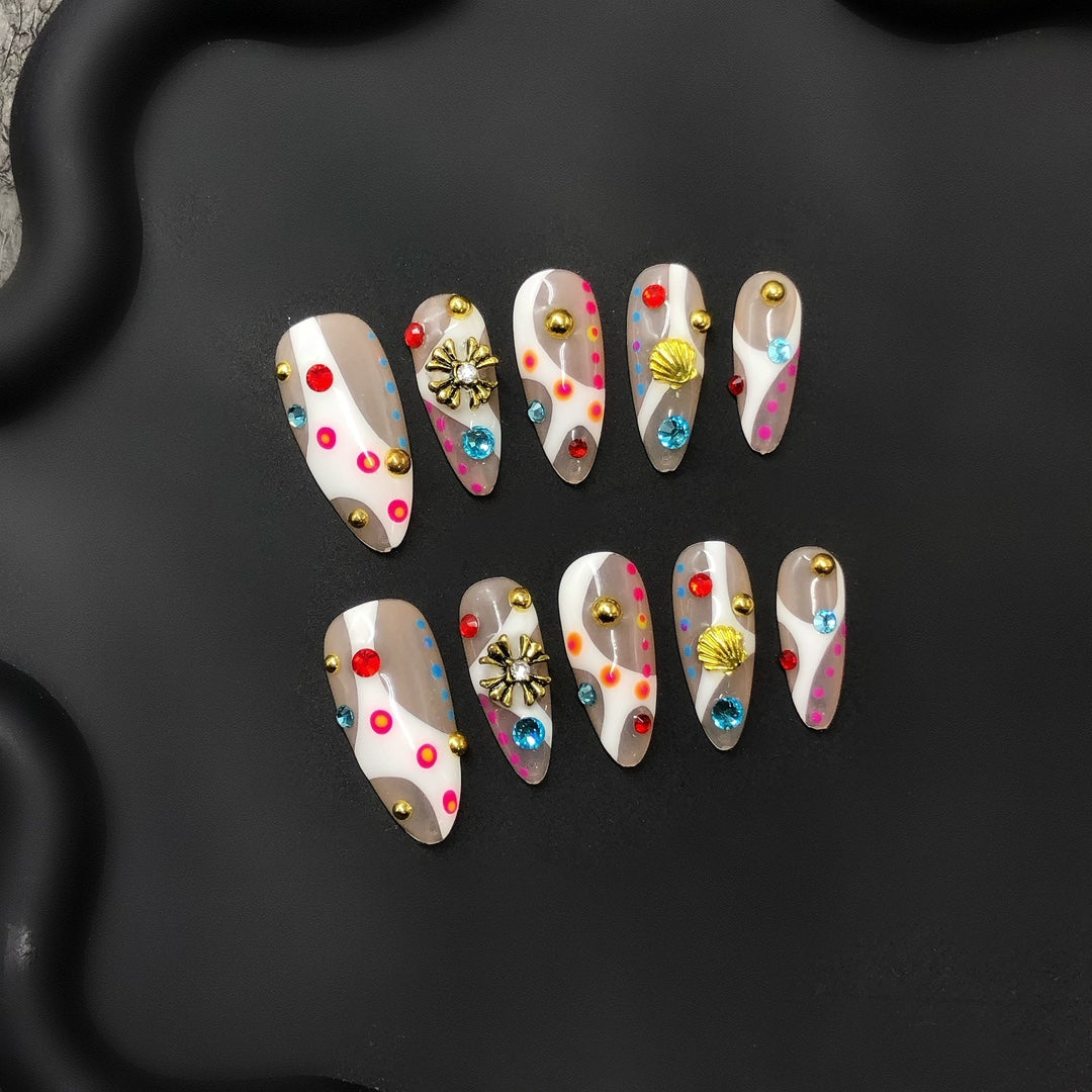 SOFT NUDE – Almond Press-On Nails
